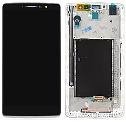 Дисплей LG G4 Stylus (H540, H542, H630, H630D, H631, H635, MS631, LS770) с тачскрином и рамкой, White - фото Дисплей LG G4 Stylus (H540, H542, H630, H630D, H631, H635, MS631, LS770) с тачскрином и рамкой, White