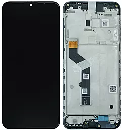 Дисплей Motorola Moto G9 Play (XT2083) з тачскріном і рамкою, оригінал, Black