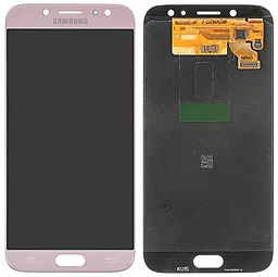 Дисплей Samsung Galaxy J7 J730 2017 с тачскрином, (TFT), Pink