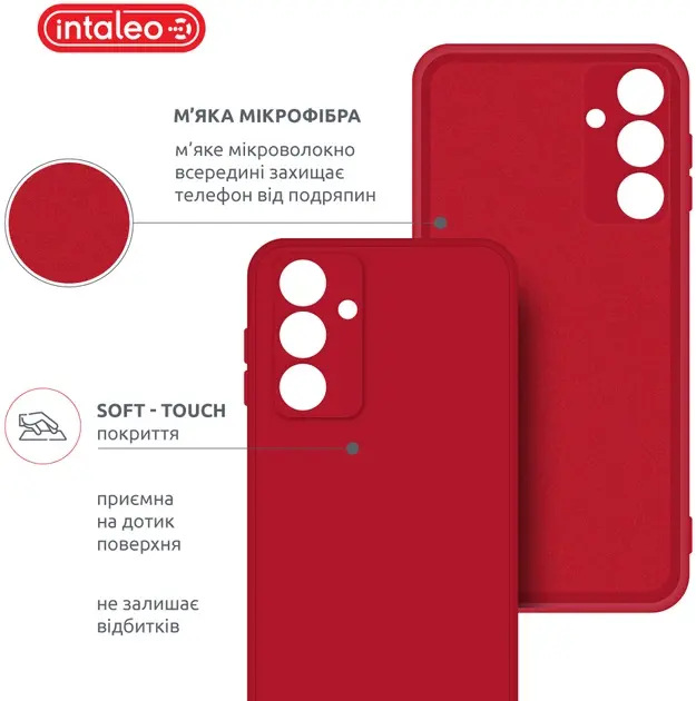 Чехол Intaleo (SoftShell) для Samsung Galaxy A16 Red - фото 2