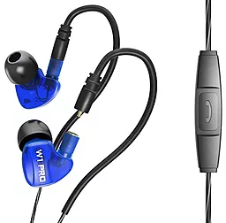 Навушники QKZ W1 pro Blue