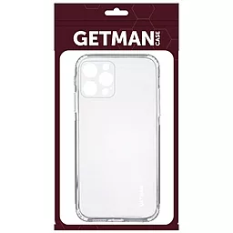 Чехол GETMAN Clear 1,0 mm Apple iPhone 13 Pro Max (6.7") Бесцветный (прозрачный) - миниатюра 2