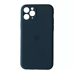 Чехол Silicone Case Full Camera для Apple iPhone 11 Pro Max Abyss Blue