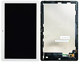 Дисплей для планшету Huawei MediaPad T3 10 (AGS-L09, AGS-W09) з тачскріном і рамкою, оригінал, White