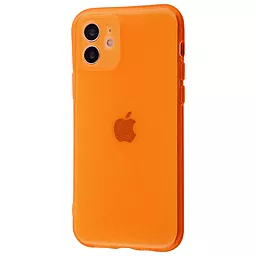 Чехол Star Shine Silicone Case для Apple iPhone 12 Orange