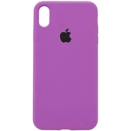 Чехол Silicone Case Full для Apple iPhone XS Max  Grape