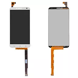 Дисплей Alcatel One Touch Idol 2 6037 (6037Y) с тачскрином, White - фото Дисплей Alcatel One Touch Idol 2 6037 (6037Y) с тачскрином, White