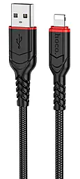 Кабель Hoco X59 Victory USB-A - Lightning 12w 2.4a 3м cable Black - фото Кабель Hoco X59 Victory USB-A - Lightning 12w 2.4a 3м cable Black
