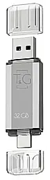 Флешка T&G 32gb 009 Silver - фото Флешка T&G 32gb 009 Silver