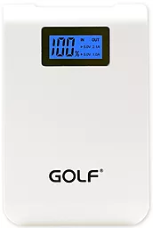 Повербанк GOLF GF-LCD01 10400 mAh White - фото Повербанк GOLF GF-LCD01 10400 mAh White