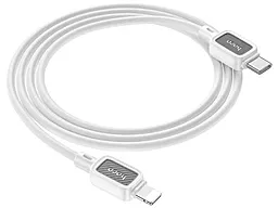Кабель Hoco X108 Benefit USB Type-C - Lightning 27w 3a 1м PD сable White - миниатюра 3 Кабель Hoco X108 Benefit USB Type-C - Lightning 27w 3a 1м PD сable White - миниатюра 3