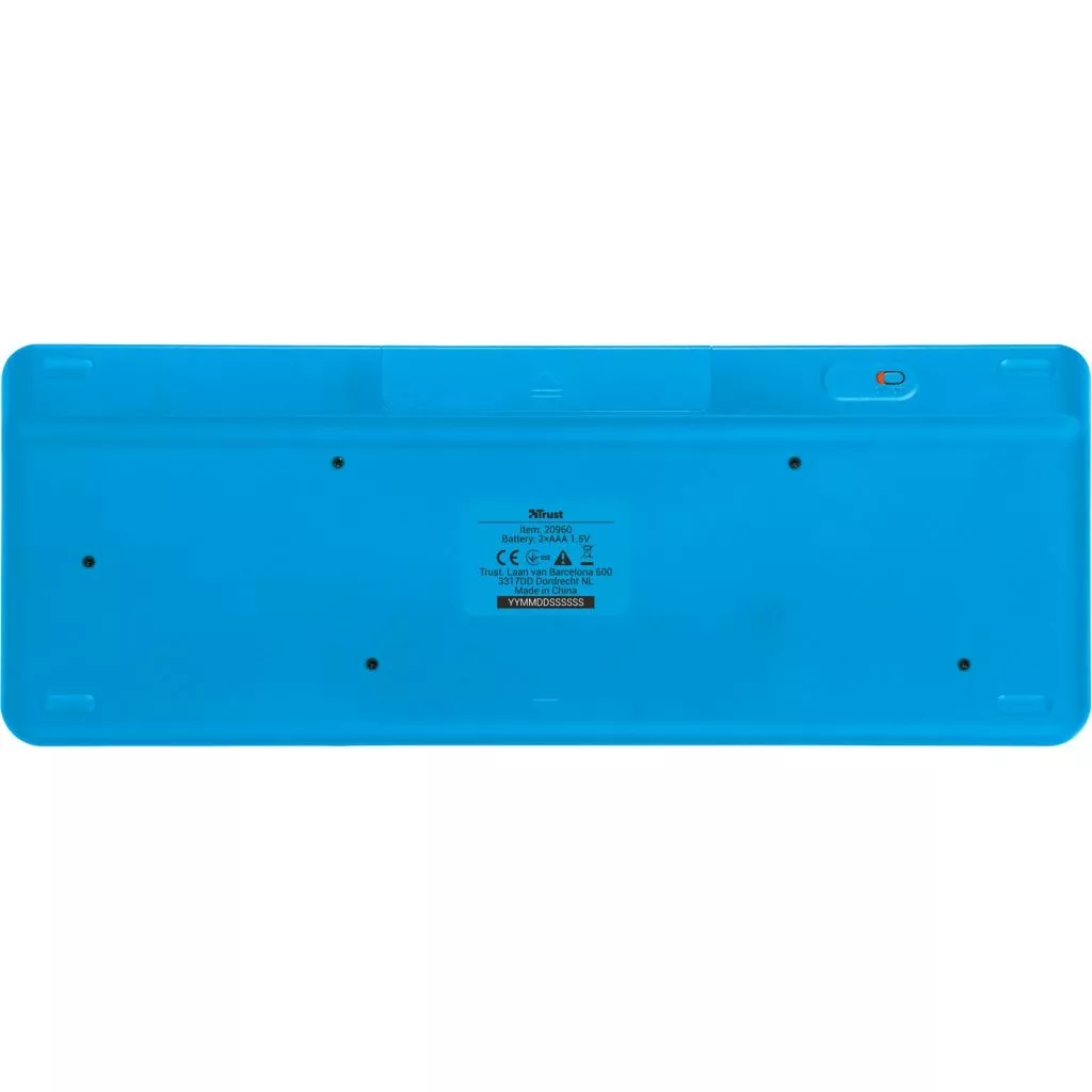 Клавиатура Trust Veza Wireless Touchpad (21627) - фото 7