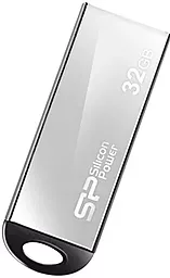Флешка Silicon Power Touch 830 32GB USB 2.0 Silver (SP032GBUF2830V3S) - фото Флешка Silicon Power Touch 830 32GB USB 2.0 Silver (SP032GBUF2830V3S)