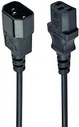 Мережевий кабель Maxxter CL-23-6 С13-С14 1.8M 3*1.5 мм кв Black