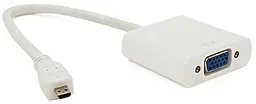 Видео переходник (адаптер) Micro HDMI - VGA 1080p 60hz 0.15m white (YT-C-mcHDMI(M) / VGA(F)-W) EasyLife - фото Видео переходник (адаптер) Micro HDMI - VGA 1080p 60hz 0.15m white (YT-C-mcHDMI(M) / VGA(F)-W) EasyLife