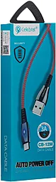 Кабель Celebrat CB-12M USB-A - micro USB 15w 3a 1м cable Red - миниатюра 2 Кабель Celebrat CB-12M USB-A - micro USB 15w 3a 1м cable Red - миниатюра 2