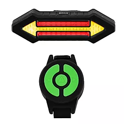 Велофара Meilan X4 "STOP" Wireless Turning Light