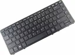 Клавіатура для ноутбуку HP EliteBook 840 850 ZBook 14 з російськими буквами 731179 чорна
