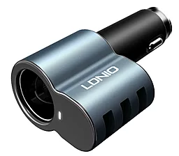 Автомобильное зарядное устройство LDNio CM11 Car Charger 5.1A 3 USB Black - миниатюра 3