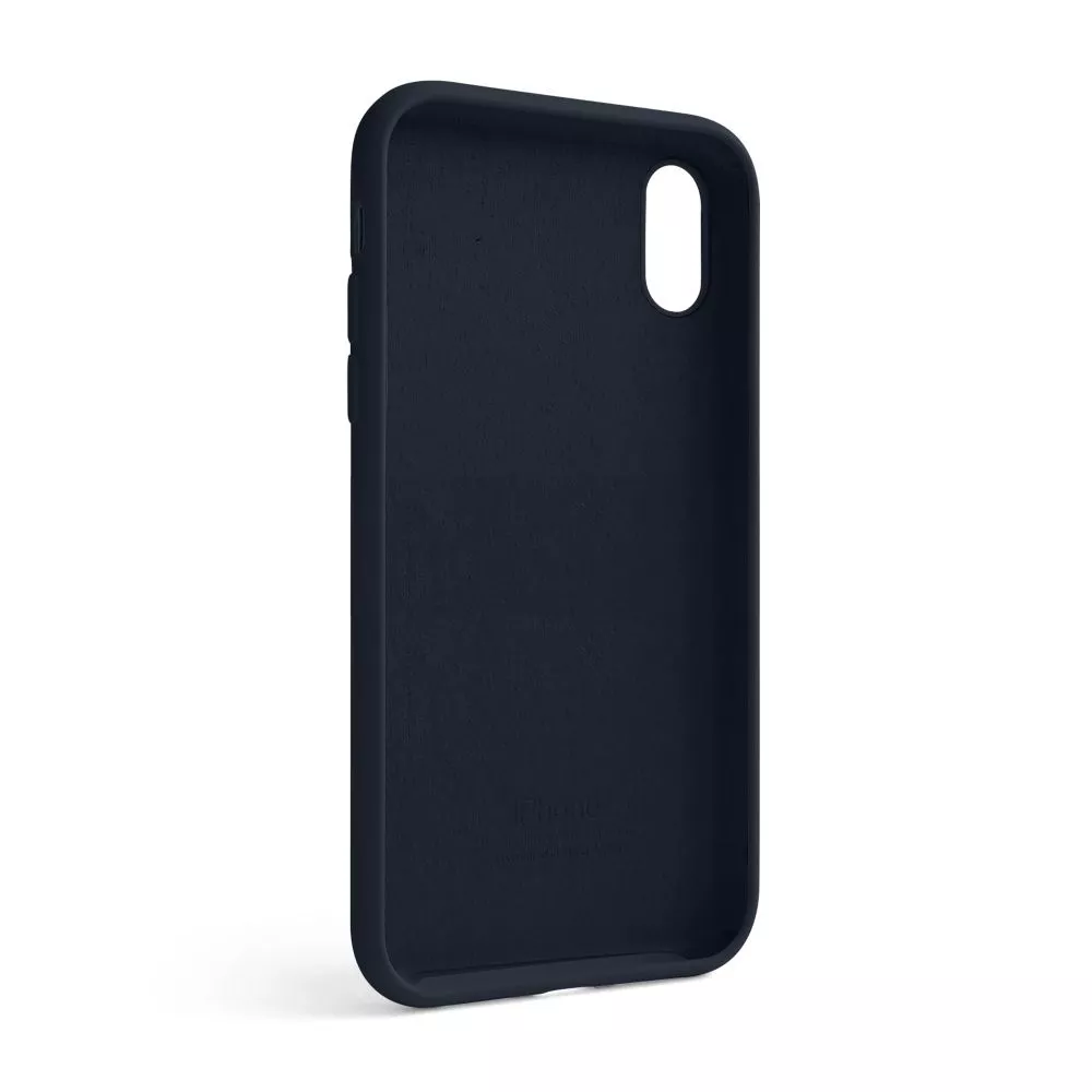 Чехол Silicone Case Full для Apple iPhone XR Dark Blue - фото 2