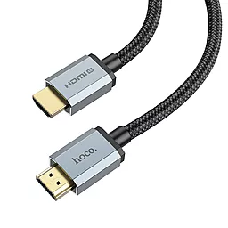 Відеокабель US03 HDMI to HDMI 2.0 4K HD 2M black Hoco - фото Відеокабель US03 HDMI to HDMI 2.0 4K HD 2M black Hoco