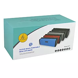 Колонки акустические SOMHO S311 Black-Blue - миниатюра 2