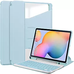 Чехол для планшета BeCover с безпроводной клавиатурой для Samsung Galaxy Tab S6 Lite (2024) Light Blue (712590) - фото Чехол для планшета BeCover с безпроводной клавиатурой для Samsung Galaxy Tab S6 Lite (2024) Light Blue (712590)