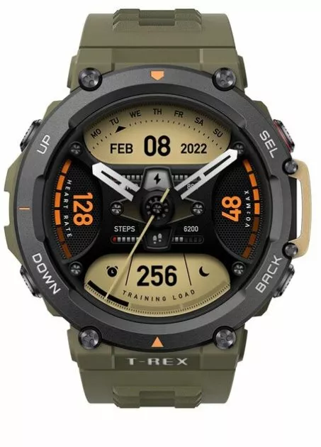 Смарт-часы Amazfit T-Rex 2 Wild Green - фото 2