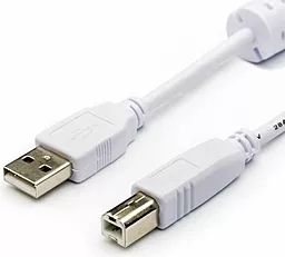 Кабель (шлейф) Atcom USB 2.0 AM - USB BM 1.8 м White (AT3795)