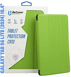 Чехол для планшета BeCover Smart Case для Samsung Galaxy Tab S6 Lite (2024) 10.4" P620/P625/P627 Green (710815) - фото Чехол для планшета BeCover Smart Case для Samsung Galaxy Tab S6 Lite (2024) 10.4" P620/P625/P627 Green (710815)