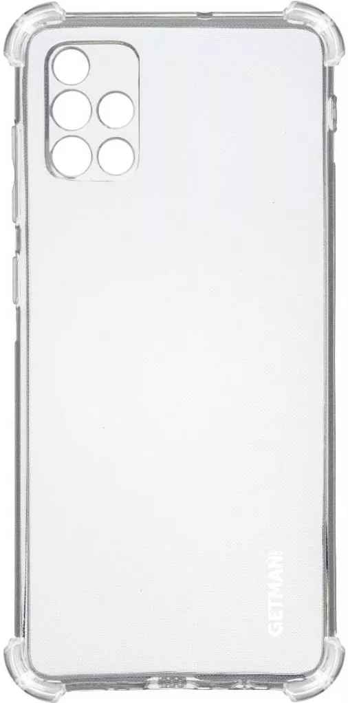 Чехол GETMAN Ease logo Samsung A515 Galaxy A51 Transparent - фото 1