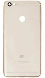Задня кришка корпусу Xiaomi Redmi Note 5A зі склом камери Gold - фото Задня кришка корпусу Xiaomi Redmi Note 5A зі склом камери Gold