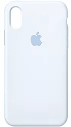 {"ru": "Чехол", "uk": "Чохол"} Silicone Case Full для Apple iPhone X, iPhone XS Sky Blue