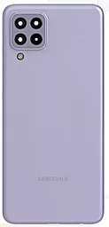 Задняя крышка корпуса Samsung Galaxy A22 A226 5G со стеклом камеры, Original, Violet