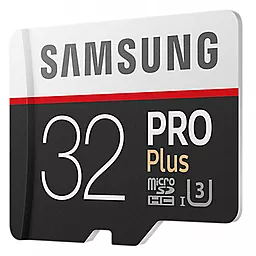 Карта памяти Samsung microSDHC 32GB Pro Plus Class 10 UHS-I U3 (MB-MD32GA/RU) - миниатюра 3