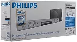 Колонки акустические Philips SoundBar HTB5141K Black - миниатюра 3