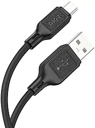 Кабель Hoco X90 Cool Silicone USB-A - micro USB 12w 2.4a 1м cable Black - мініатюра 2 Кабель Hoco X90 Cool Silicone USB-A - micro USB 12w 2.4a 1м cable Black - мініатюра 2