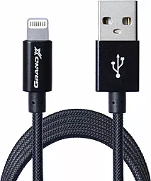 USB Кабель Grand-X USB-Lightning Cable 1.2м Black (FL01NB)