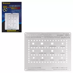 BGA трафарет (для реболлинга) Mechanic S24-92 qualcomm WCD Audio/WCN WiFi - фото BGA трафарет (для реболлинга) Mechanic S24-92 qualcomm WCD Audio/WCN WiFi