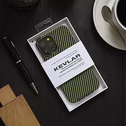 Чехол K-DOO Kevlar Series for iPhone 12 Pro Max Green - миниатюра 3