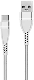 Кабель Walker C580 USB-A - Type-C 12w 2.4a 1м cable White - фото Кабель Walker C580 USB-A - Type-C 12w 2.4a 1м cable White