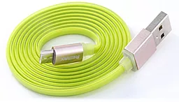 Кабель USB Remax Qucik Charge and Data Cable for micro usb RE-005m Green - миниатюра 2