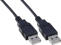 Кабель (шлейф) Digitus USB 2.0 AM/AM 1.8м чёрный (AK-300100-018-S) - фото Кабель (шлейф) Digitus USB 2.0 AM/AM 1.8м чёрный (AK-300100-018-S)
