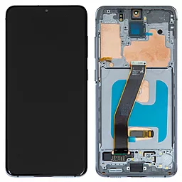 Дисплей Samsung Galaxy S20 G980, S20 5G G981 с тачскрином и рамкой, (TFT, без функции отпечатка пальца), White - фото Дисплей Samsung Galaxy S20 G980, S20 5G G981 с тачскрином и рамкой, (TFT, без функции отпечатка пальца), White