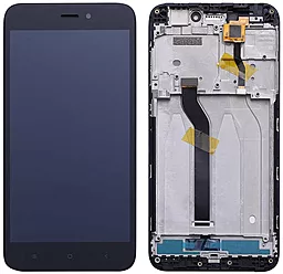 Дисплей Xiaomi Redmi 5A, Redmi Go с тачскрином и рамкой, оригинал, Black - фото Дисплей Xiaomi Redmi 5A, Redmi Go с тачскрином и рамкой, оригинал, Black