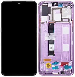 Дисплей Xiaomi Mi 9 SE с тачскрином и рамкой, оригинал, Purple