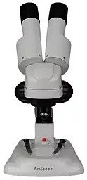 Микроскоп AmScope бинокулярный SE120 верхняя подсветка с фиксированной кратностью до 20X - миниатюра 4