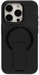 Чехол Viva FlexGuard Magnetic Ring Stand для Apple iPhone 15 Pro Deep Black - фото Чехол Viva FlexGuard Magnetic Ring Stand для Apple iPhone 15 Pro Deep Black