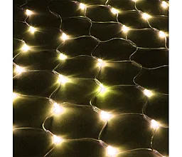Гірлянда Voltronic Сітка 100LED 1,5х1,5 метра Yellow - фото Гірлянда Voltronic Сітка 100LED 1,5х1,5 метра Yellow
