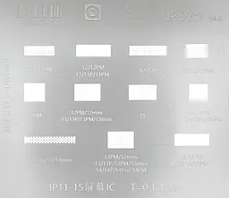 BGA трафарет Amaoe IPDY1 (Touch IC) 0.12mm V4.0 - фото BGA трафарет Amaoe IPDY1 (Touch IC) 0.12mm V4.0